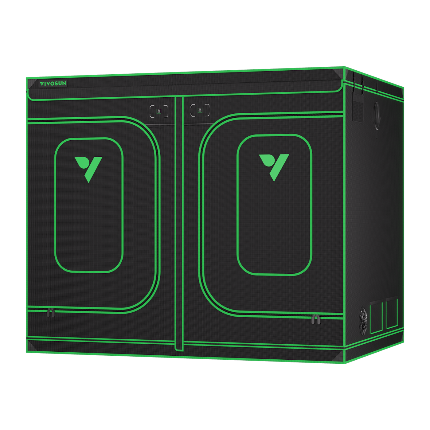 Vivosun Grow Tent Pro 8x8 P888, 16-24 Plants Use, Large Front Window, 96' x 96' x 80', For Indoor Plants Growing