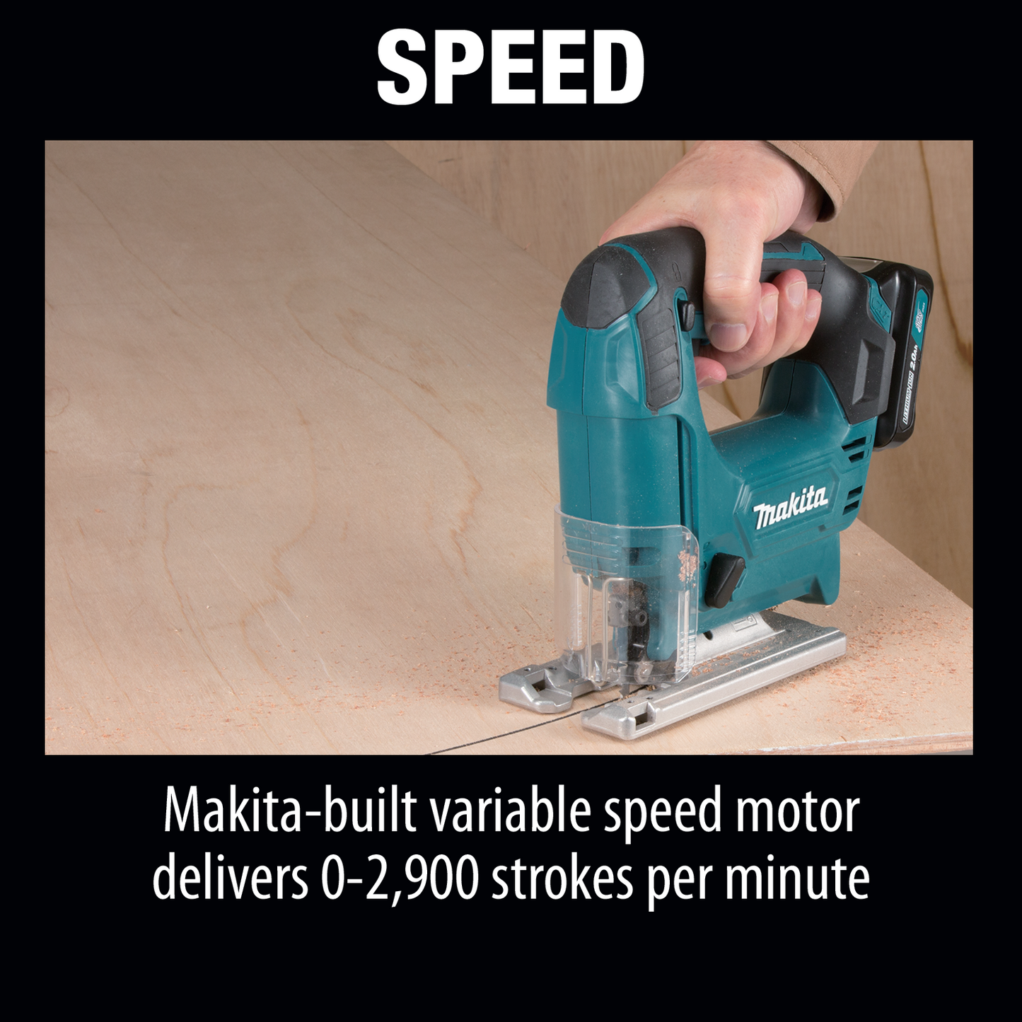 Makita VJ04R1 12V max CXT® Lithium‘Ion Cordless Jig Saw Kit (2.0Ah)