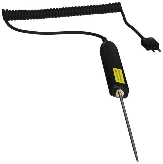 Yellow Jacket 69222 Type KÂ puncture probe, 1112Â°F (600Â°C) Max temp, 4 ft. (1.21 m) length, 12 sec.