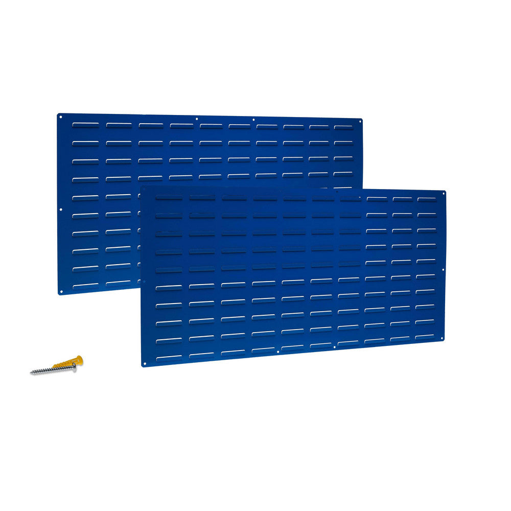 Triton Products LVP-2 (2) 24" H x 48" W Blue Epoxy Louvered Panel