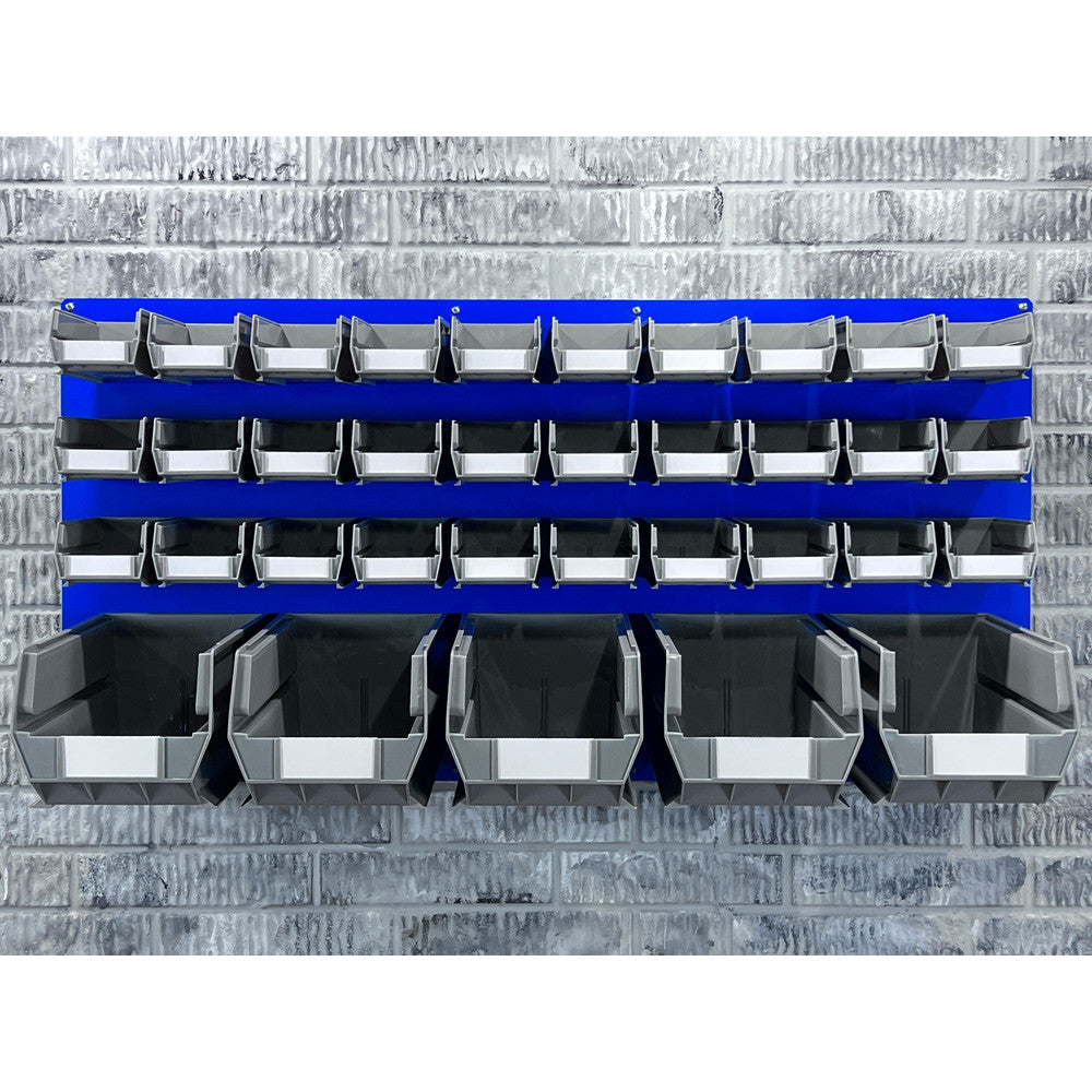 Triton Products LVP-2 (2) 24" H x 48" W Blue Epoxy Louvered Panel
