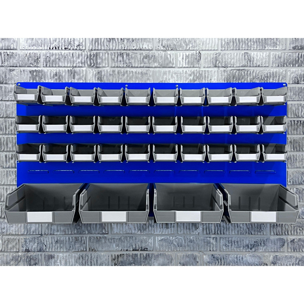 Triton Products LVP-2 (2) 24" H x 48" W Blue Epoxy Louvered Panel