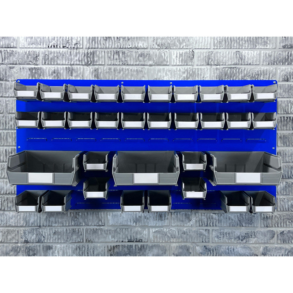 Triton Products LVP-1 (1) 24" H x 48" W Blue Epoxy Louvered Panel