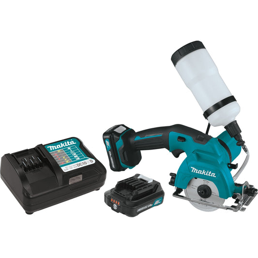 Makita CC02R1 12V max CXT® Lithium‘Ion Cordless 3‘3/8" Tile/Glass Saw Kit (2.0Ah)