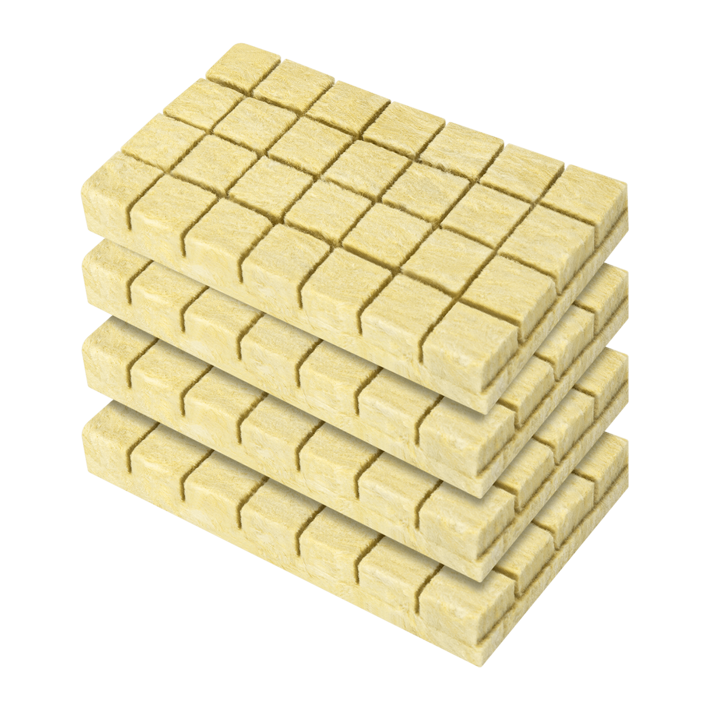 Vivosun 1.6" Rockwool Grow Cubes, 4 Sheets of 112 Plugs