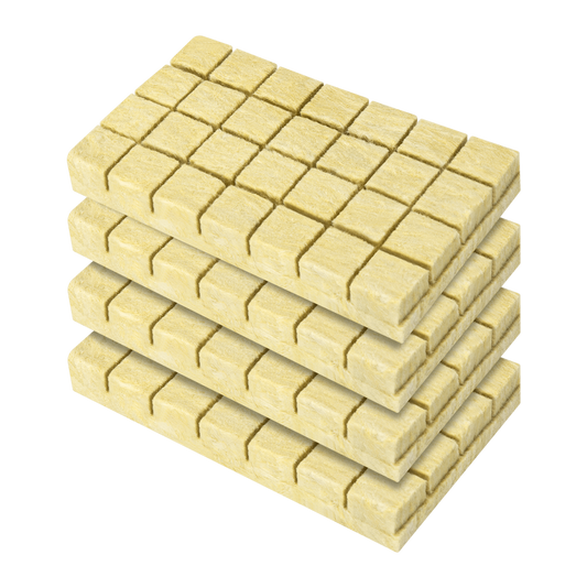 Vivosun 1.6" Rockwool Grow Cubes, 4 Sheets of 112 Plugs