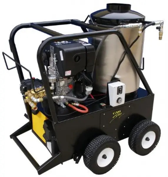 CAM Spray P00387.1 Portable Diesel Fired Diesel Powered 4 gpm, 3000 psi Hot Water Pressure Washer