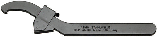 Stahlwille 44010001 12910 GR. 1 20-42 VERSTELLBARER HAKENSCHLUESSEL Half Round File