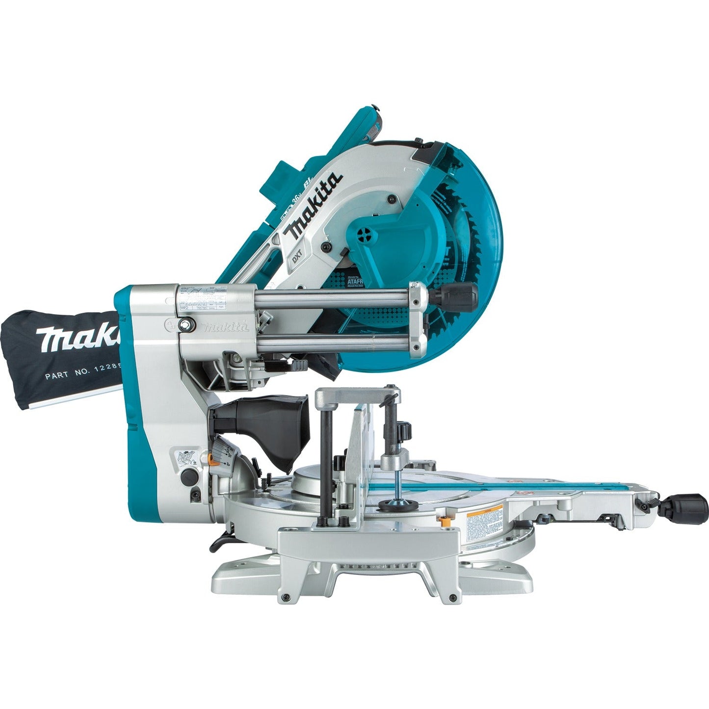 Makita XSL08Z 36V (18V X2) LXT® Brushless 12" Dual‘Bevel Sliding Compound Miter Saw, AWS® Capable and Laser, Tool Only