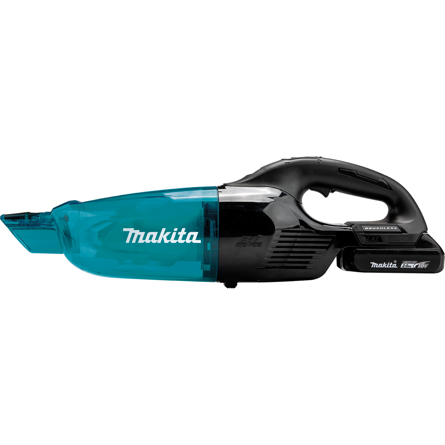 Makita XLC03R1BX4 18V LXT® Lithium‘ion Compact Brushless Cordless Vacuum Kit, Trigger w/ Lock (2.0Ah)