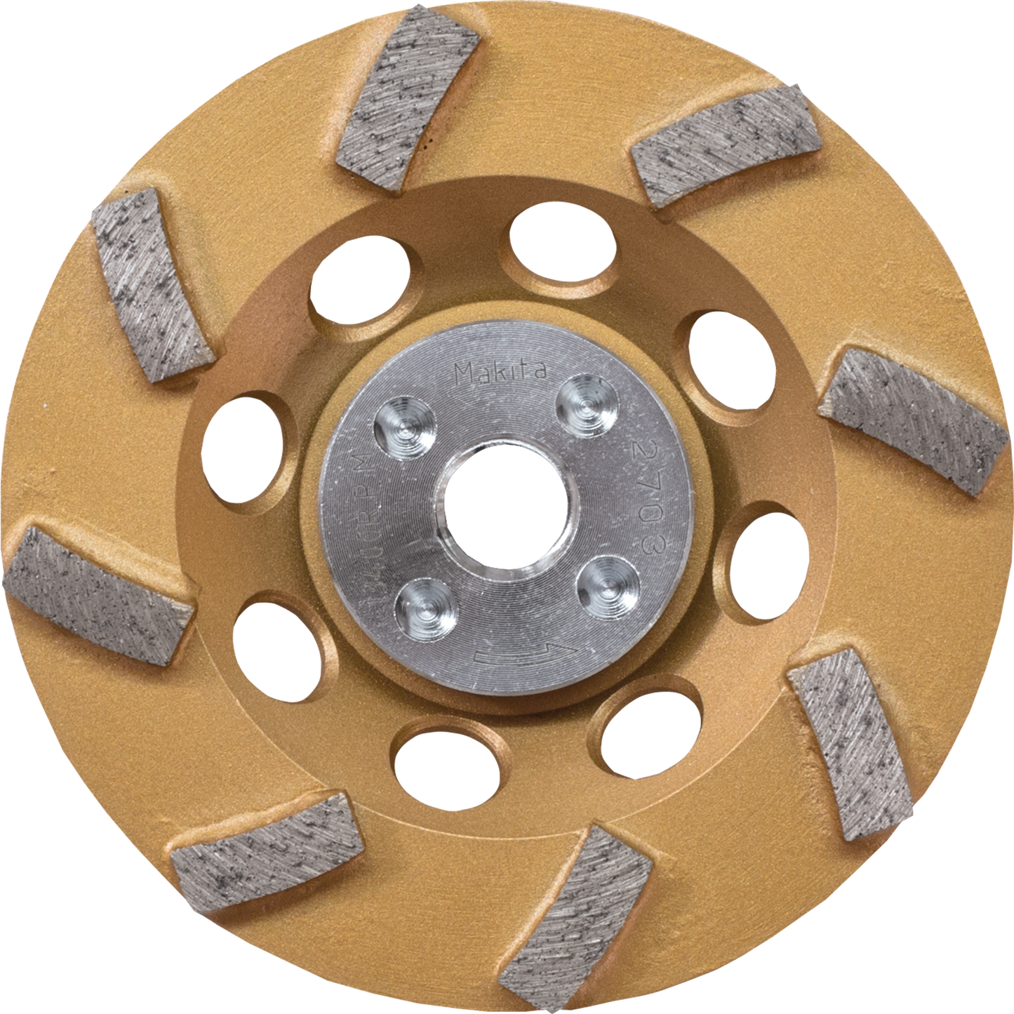 Makita A-96403 4‘1/2" Low‘Vibration Diamond Cup Wheel, 8 Segment Turbo