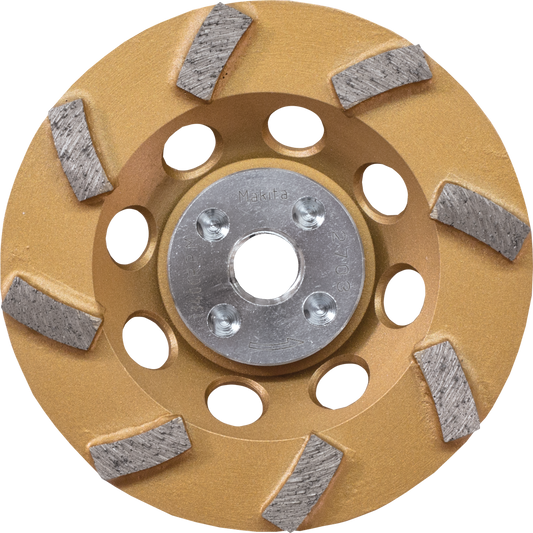 Makita A-96403 4‘1/2" Low‘Vibration Diamond Cup Wheel, 8 Segment Turbo