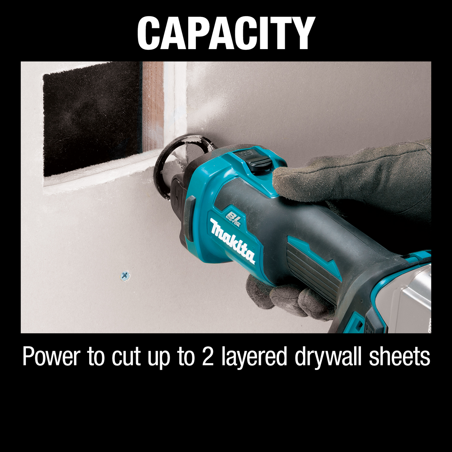 Makita XOC02Z 18V LXT® Lithium‘Ion Brushless Cordless Cut‘Out Tool, AWS® Capable, Tool Only