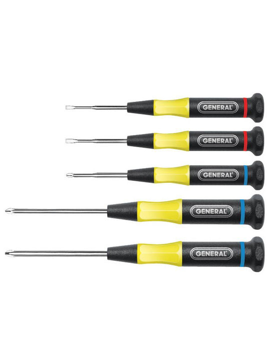 General Tools 700 Five-Piece Precision Screwdriver Set