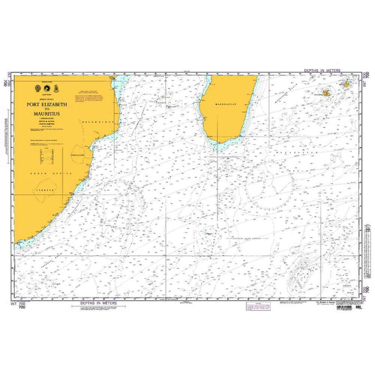 Paradise Clay NGA_700 NGA Chart Port Elizabeth to Mauritius