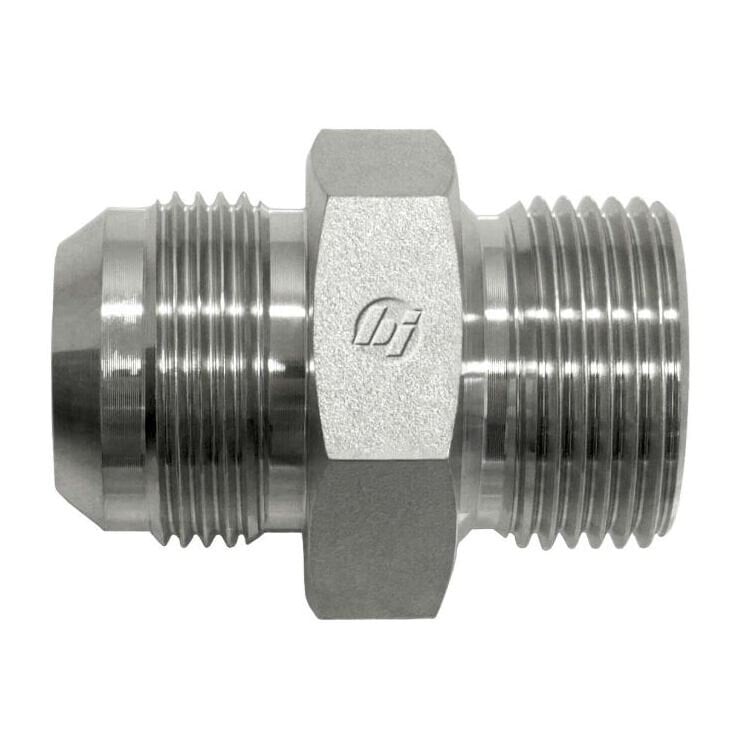 Brennan 7002-06-06-23MM 06MJ-06MBSPP Straight, 23MM Hex Flats