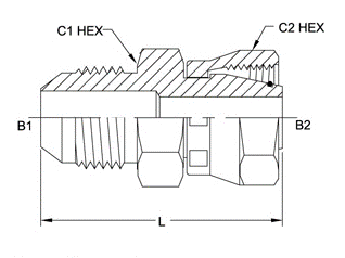 Brennan 7007-12-S20-30 12MJ-30Fms Straight (Din/Dko Soft Seal)