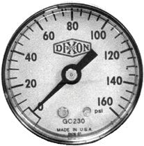 DIXON VALVE GL345 Gauge 21/2 300Psi (1 EA)