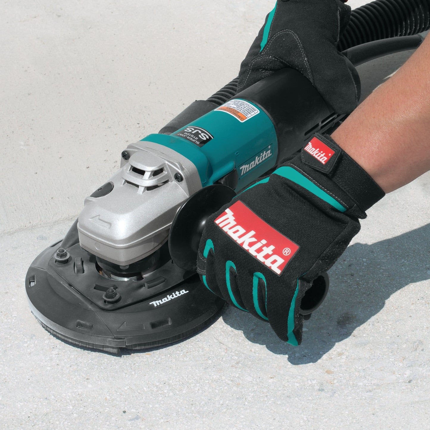 Makita 9564CV 4‘1/2" SJS, High‘Power Angle Grinder