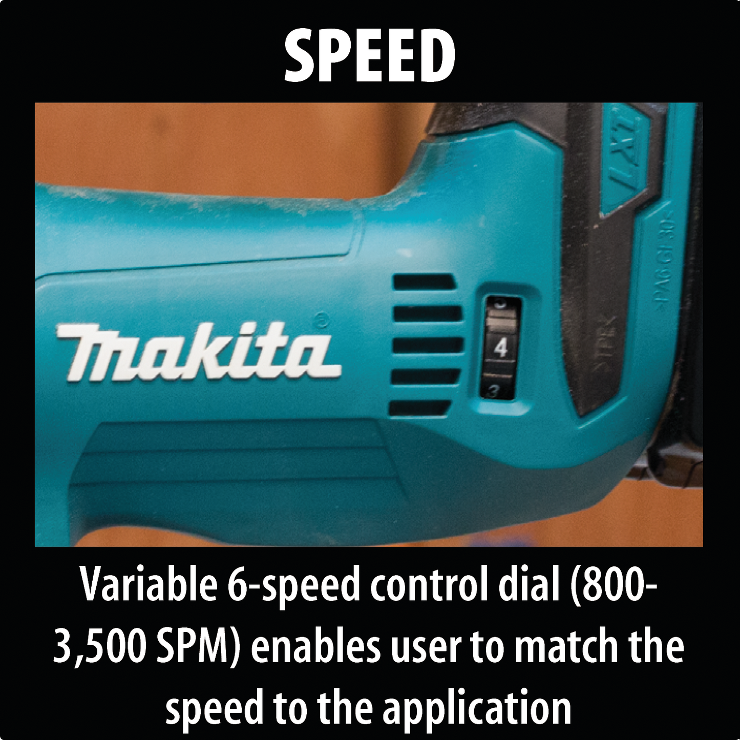 Makita XVJ02Z 18V LXT® Lithium‘Ion Brushless Cordless Jig Saw, Tool Only