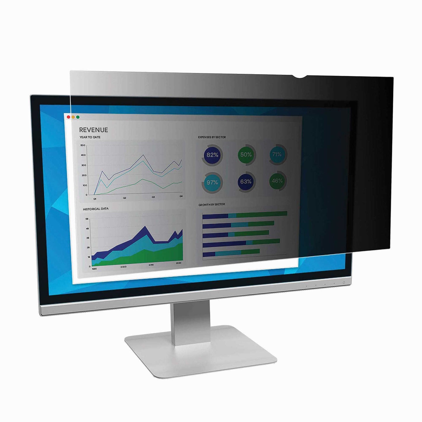 AbilityOne 7045016977342 Privacy Filter Full Screen 23.8" Monitor