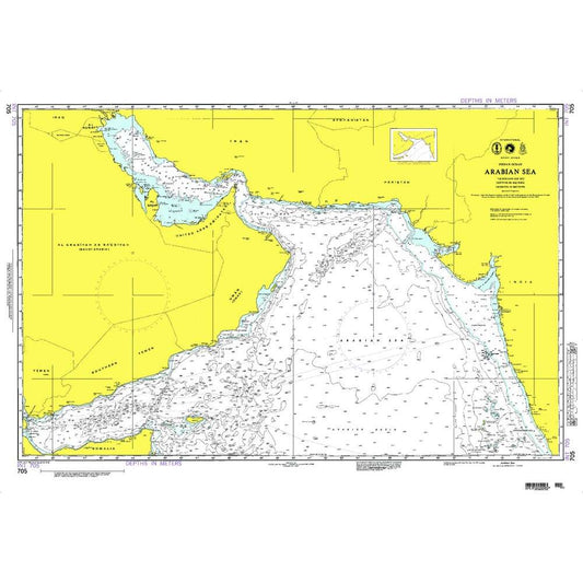 Paradise Clay NGA_705 NGA Chart Arabian Sea [Indian Ocean]