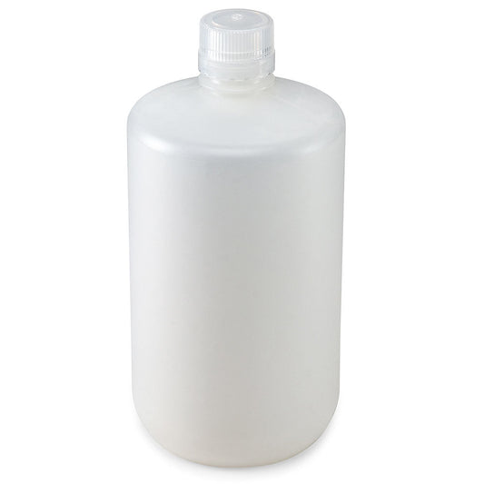 Globe Scientific 7052000 Bottle Narrow Mouth PP Bottle Attached PP Screw Cap 2 Litres (0.5 Gallons)