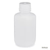 Globe Scientific 7070125 Bottle Narrow Mouth LDPE Bottle Attached PP Screw Cap 125mL 12/Pack