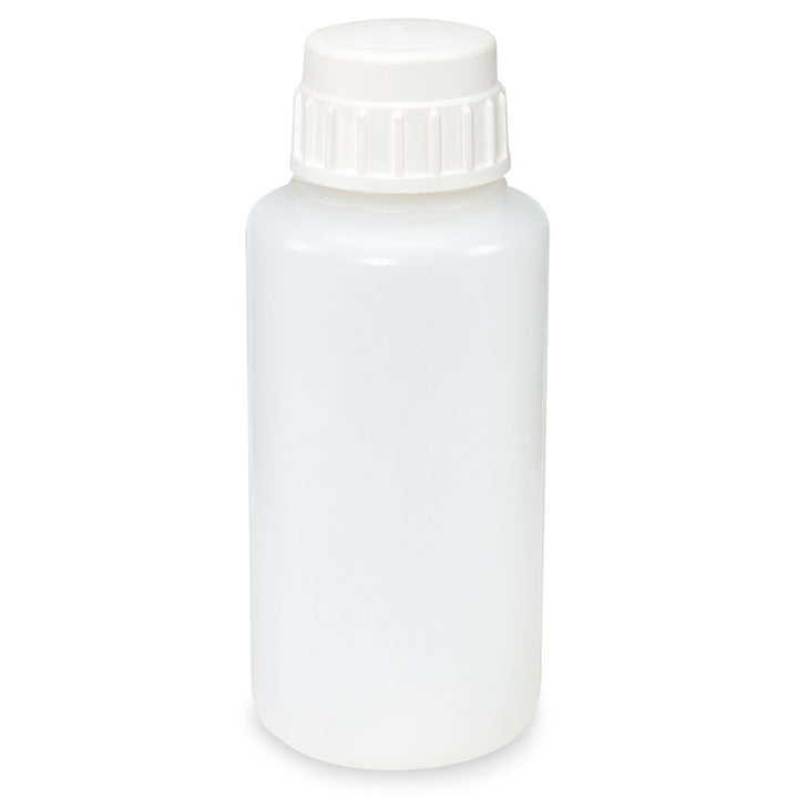 Globe Scientific 7094000 Vacuum Bottle Narrow Mouth Heavy Duty HDPE Bottle White PP 83mm Screw Cap 4 Litres (1.0 Gallons)