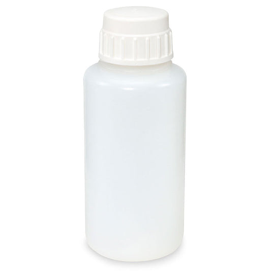 Globe Scientific 7094000 Vacuum Bottle Narrow Mouth Heavy Duty HDPE Bottle White PP 83mm Screw Cap 4 Litres (1.0 Gallons)