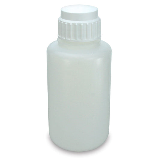 Globe Scientific 7084000 Vacuum Bottle Narrow Mouth Heavy Duty PP Bottle White PP 83mm Screw Cap 4 Litres (1.0 Gallons)
