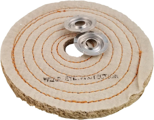 Dico 7000217 Divine Brothers Co 1/2" Thick Sisal Buffing Wheel, 6" Diameter