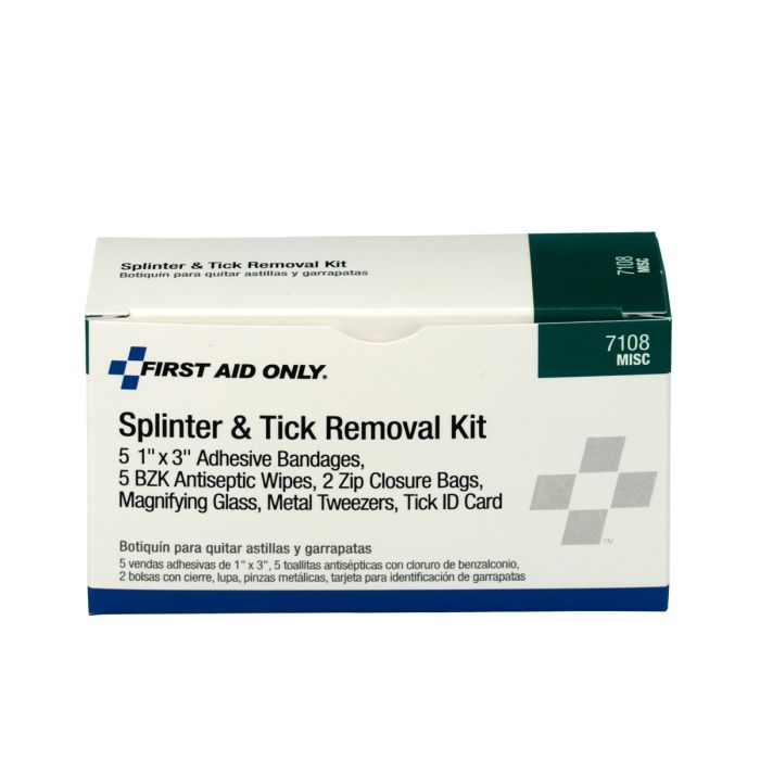 First Aid Only 7108 Splinter & Tick Removal Kit