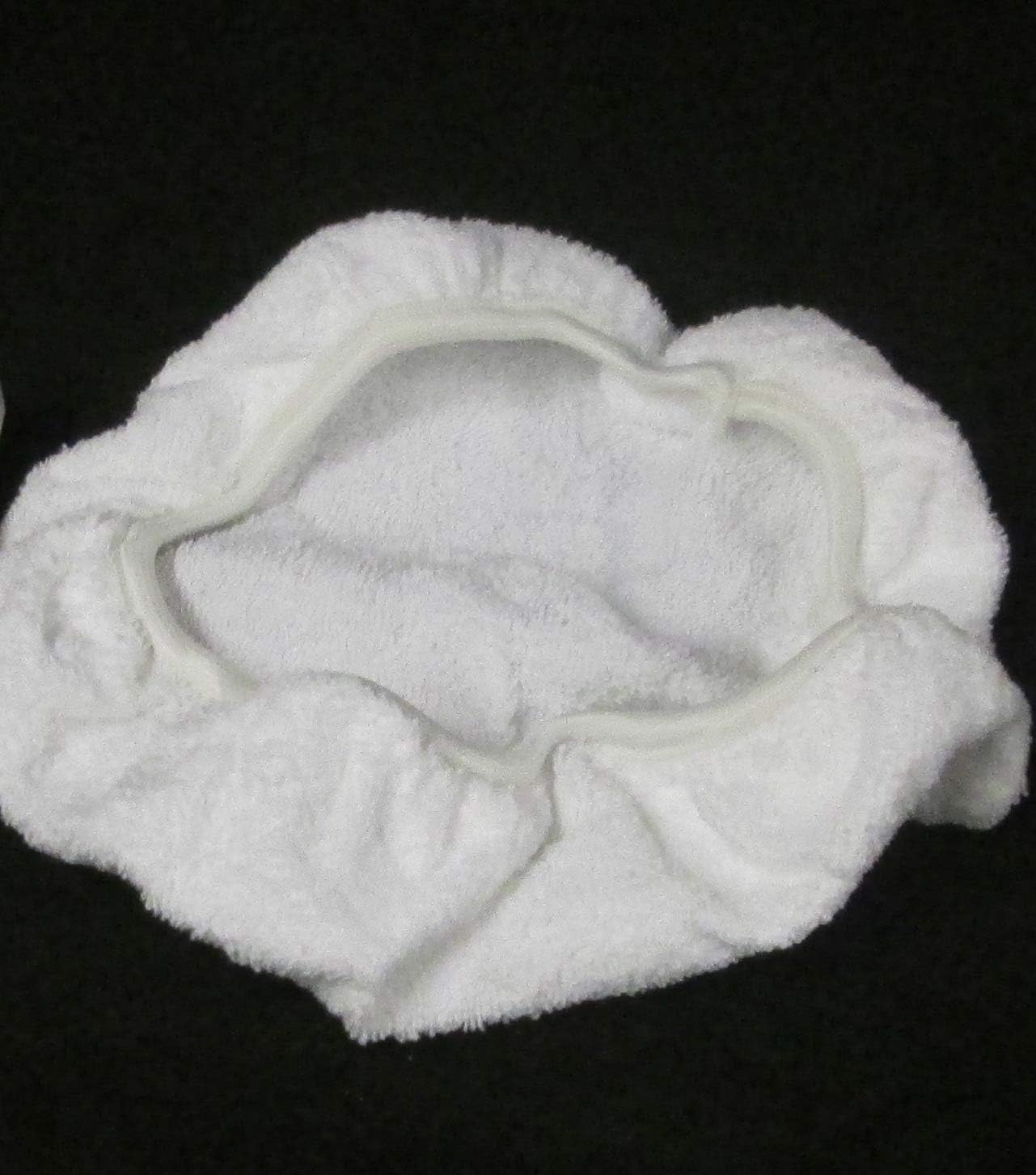 Dico 7420851 Elastic Edge Terrycloth Bonnet for Backing Pads, 7-8"