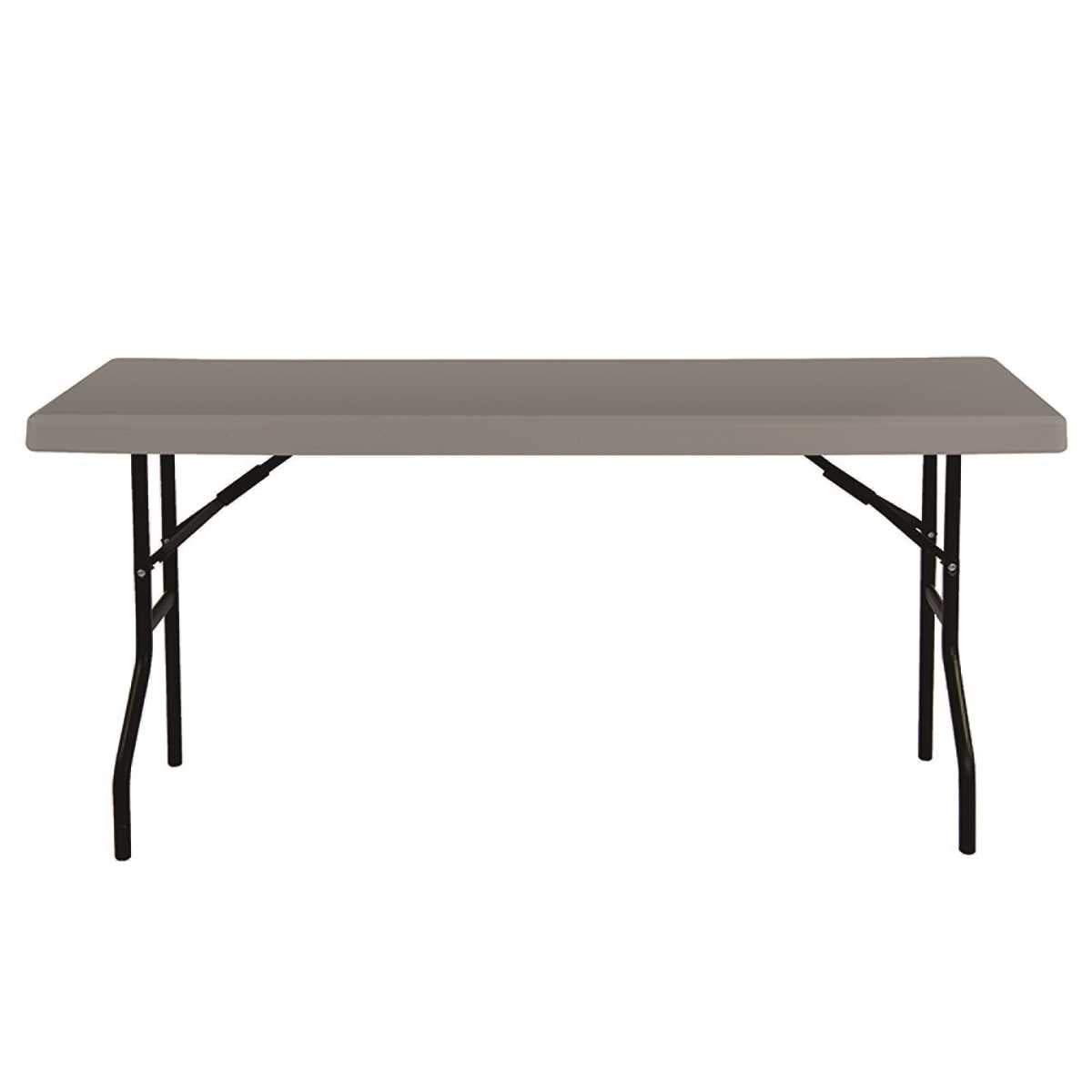 AbilityOne 7110017025673 Table Folding Charcoal Gray 60Wx29Hx18D 250Lb Capacity