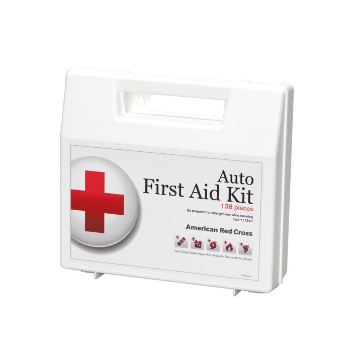 First Aid Only 711340 Consumer Auto Kit, Plastic 138 Pieces