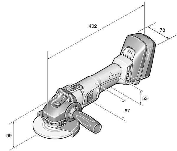 Fein 71200161090 Cordl.Angle Grinder Ccg18-115Bl/N