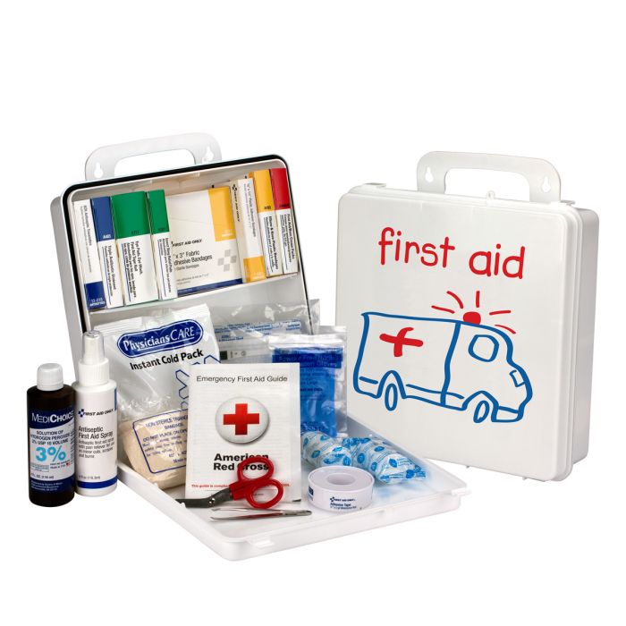 First Aid Only 712004 Pediatric 25 Person Kit, Plastic Case