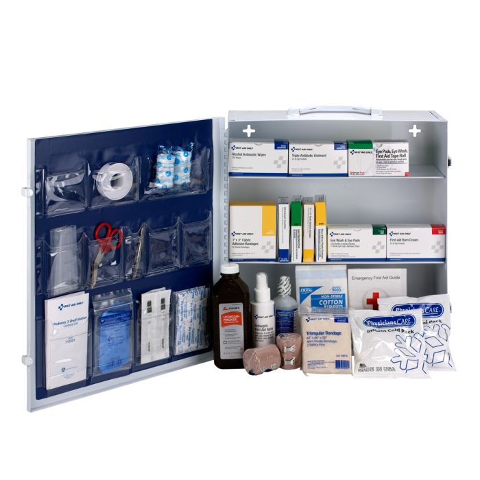 First Aid Only 712005 Pediatric 3 Shelf Metal Station