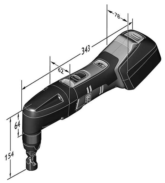 Fein 71320462090 Cordl. Nibbl_Ablk18-1.6E/N09 Set