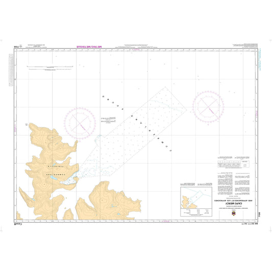 Paradise Clay CAN7136 CHS Chart Cape Mercy and Approaches/et les Approches