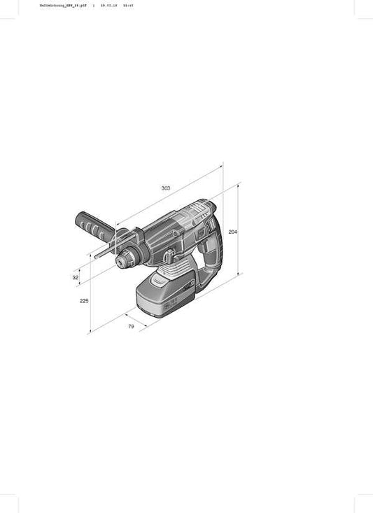 Fein 71400161090 Cordl. Hammer Drill_Abh18/N09Set