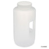 Globe Scientific 7154000 Bottle Large Wide Mouth with Handle Round PP Bottle 100mm PP Screw Cap 4 Litres (1.0 Gallons)
