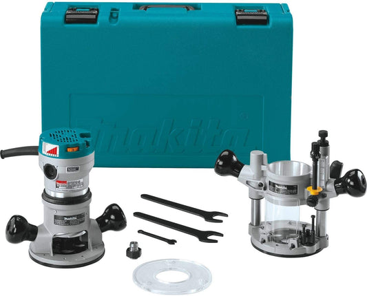 Makita RF1101KIT2 2‘1/4 HP* Router Kit, with Plunge Base