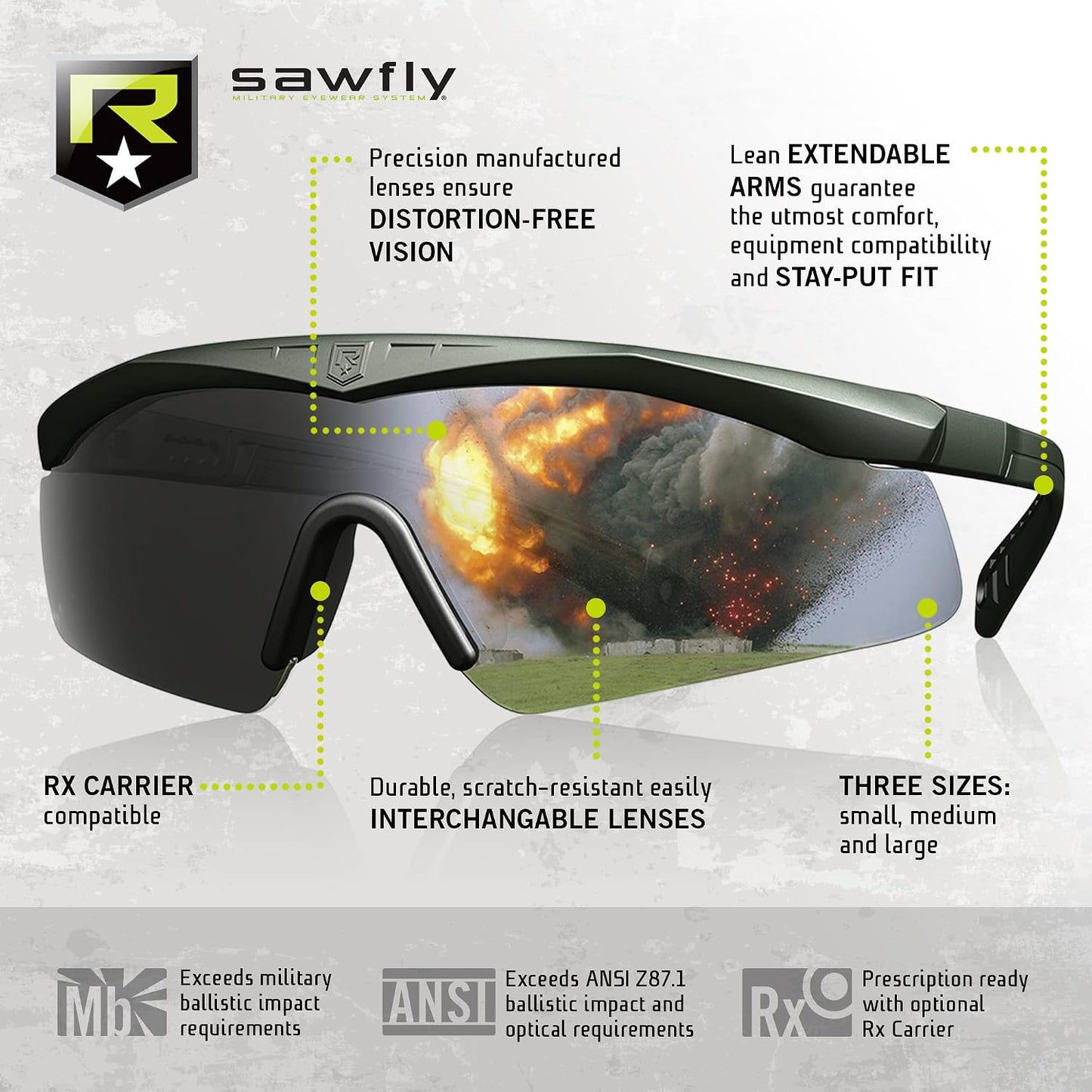 Revision Military 4-0076-0234 Sawfly® Legacy - Vermillion Deluxe Kit (Regular)