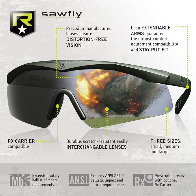 Revision Military 4-0076-0101 Sawfly® Legacy - Yellow Deluxe Kit (Large)