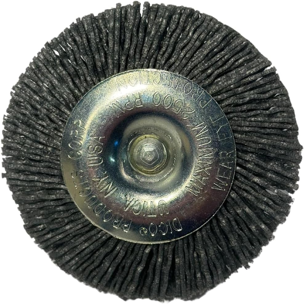 Dico 541-771-3 Nyalox Wheel Brush 3-Inch Grey 80 Grit