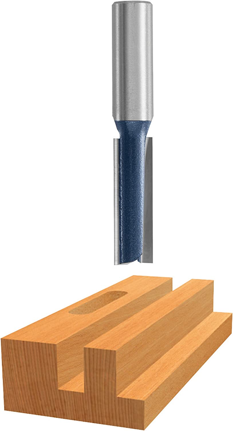 Bosch 85276M 3/8 In. X 1 In. Carbide Tipped 2-Flute Straight Bit