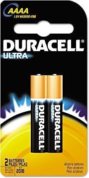 DURACELL MX2500B2PK Ultra Aaaa High Voltagemedical Battery (2/Pkg) (2 EA)