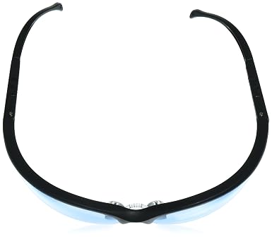 MCR SAFETY KD113 Klondike Black Frame Light Blue Lens Sfty Spec